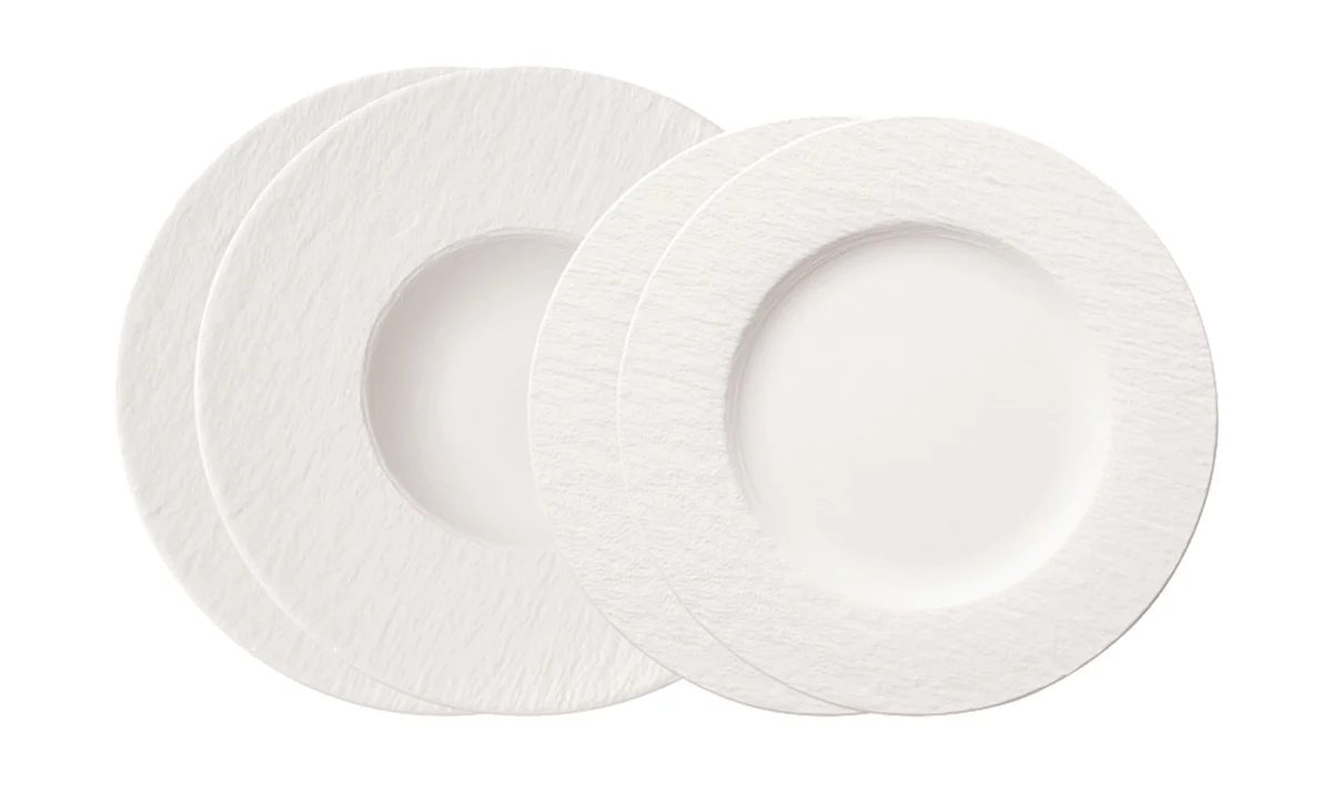 Tafel-Set 4-tlg. EC Manufacture Rock blanc