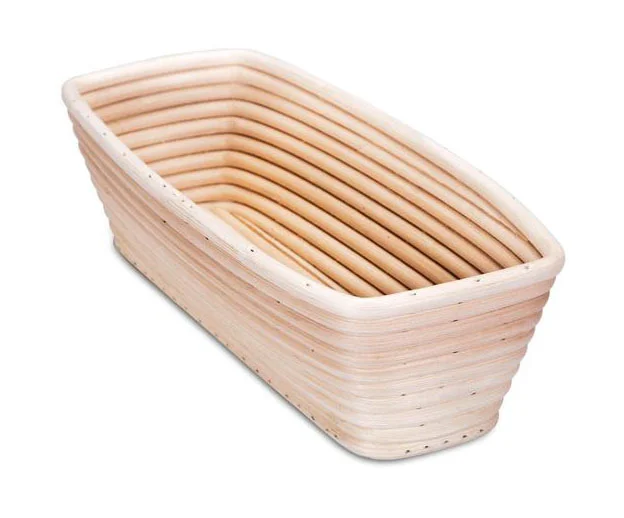 Gärkörbchen Rattan länglich 26,5 x 14 cm Höhe 8 cm Füllmenge 1000g