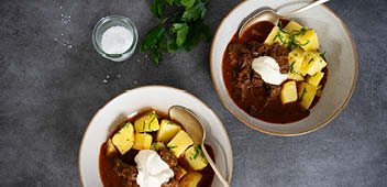 Rindergulasch mit geräucherter Paprika