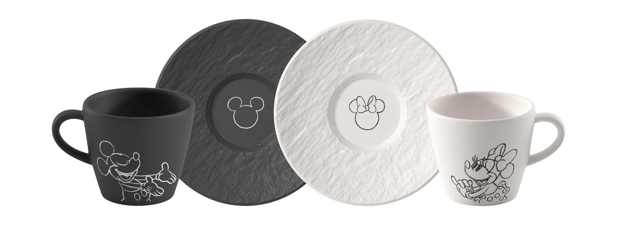 Espressotasse mit Untere 4-tlg. Manufacture Rock – Mickey Mouse