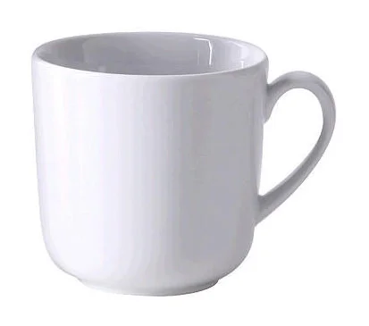 Henkelbecher 0,32 l Solid Color Weiss