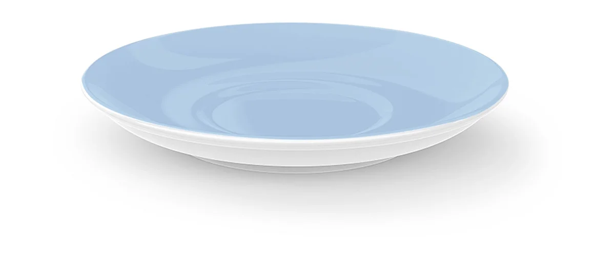Cappuccino-Untertasse 16 cm Solid Color Morgenblau