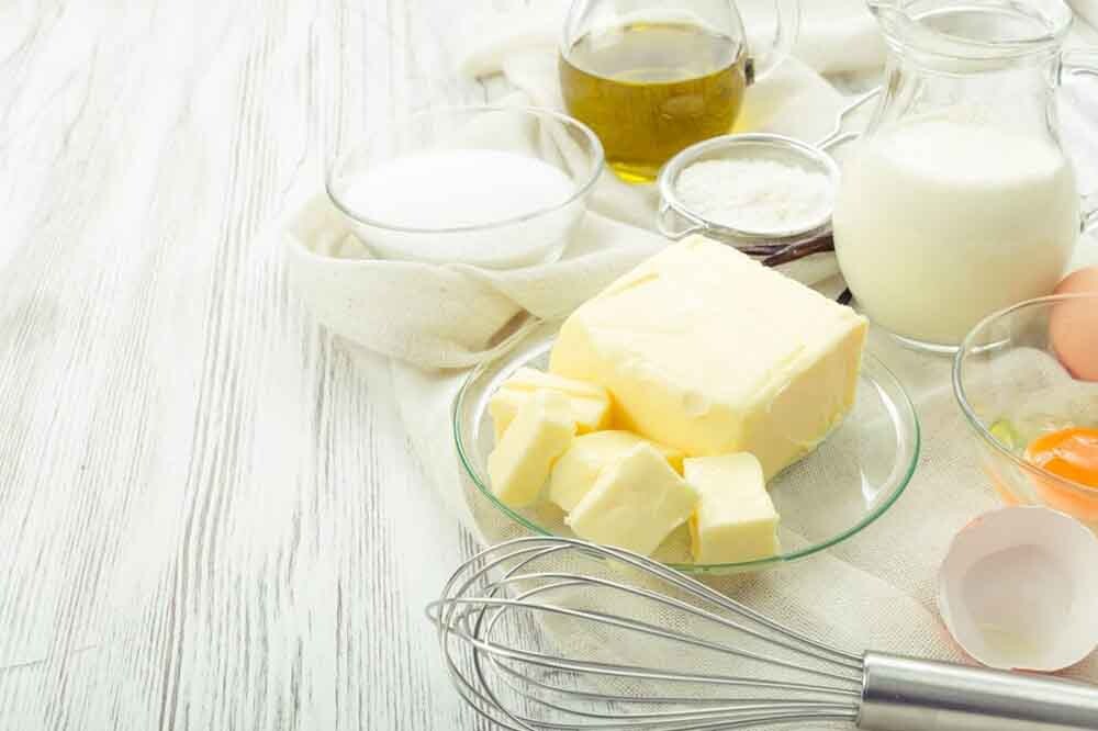 butter oder oel.