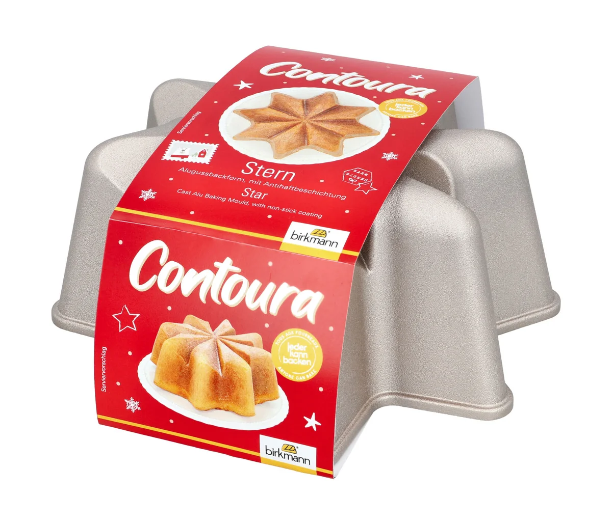Backform Stern 24 cm Contoura gold