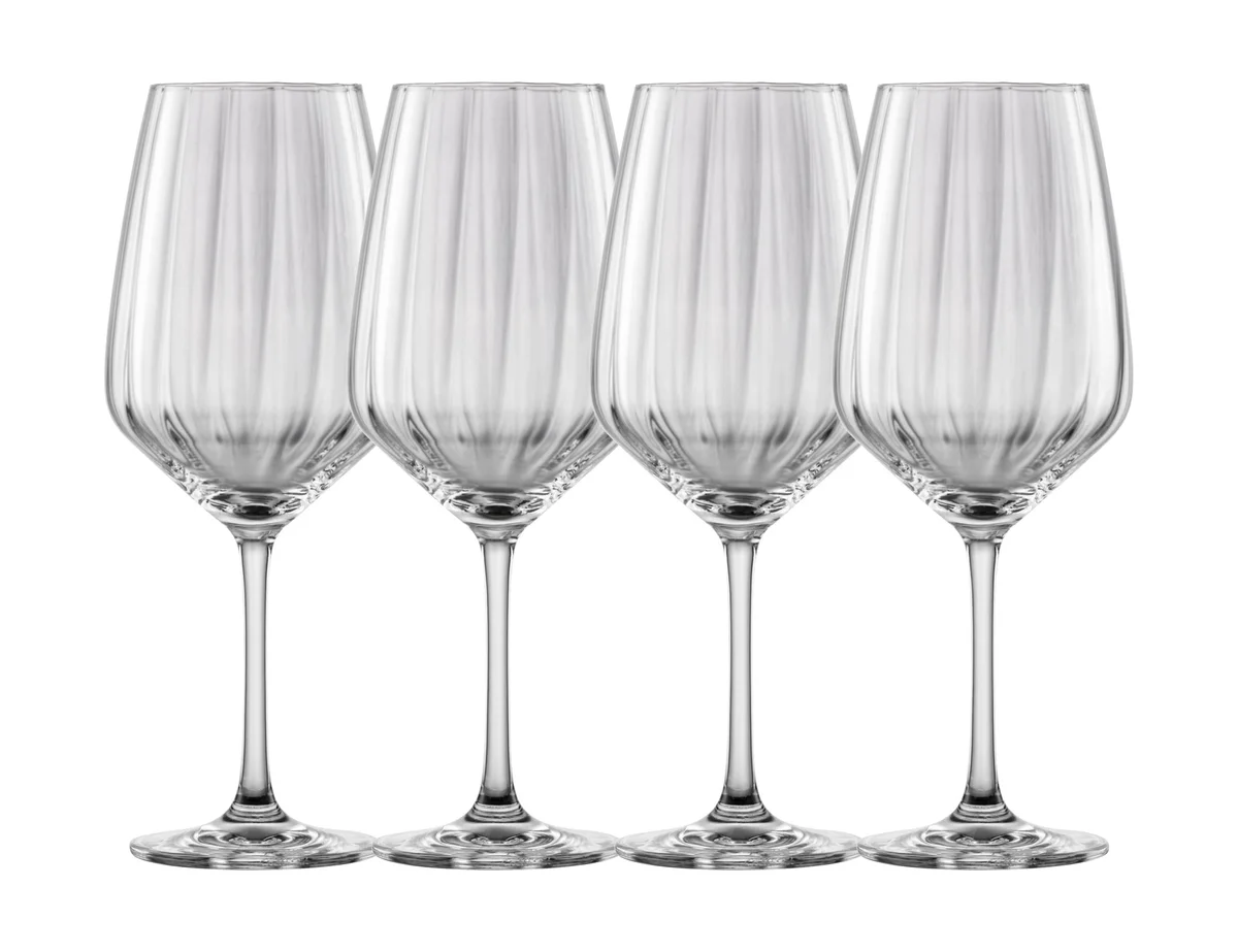 Blossom Allroundglas 4er-Set mit Moussierpunkt