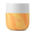 Geriffelter Kontrastbecher 35cl marmormuster gelb Royal Copenhagen