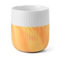 Geriffelter Kontrastbecher 35cl marmormuster gelb Royal Copenhagen