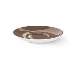 Cappuccino-Untertasse 16 cm Solid Color Chocolate Dibbern