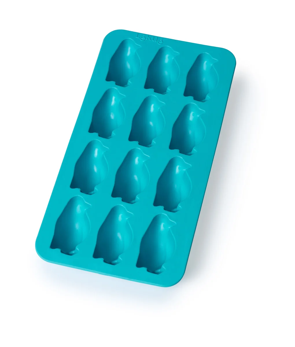 Eiswürfelform Pinguin 23x12 cm türkis