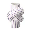 Vase 12 cm Node Stripes Plum Rosenthal