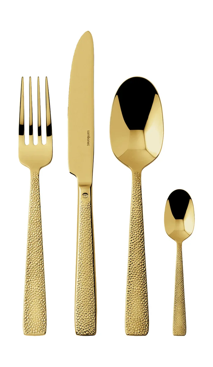 Besteck-Set 24-tlg. Siena Mirror PVD Gold