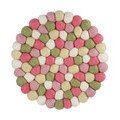 Untersetzer Lana Pastello rund 21cm Schafwolle Cilio