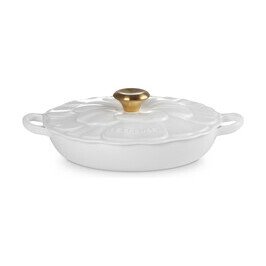 Gourmet-Profitopf Blume 26 cm Weiß Le Creuset