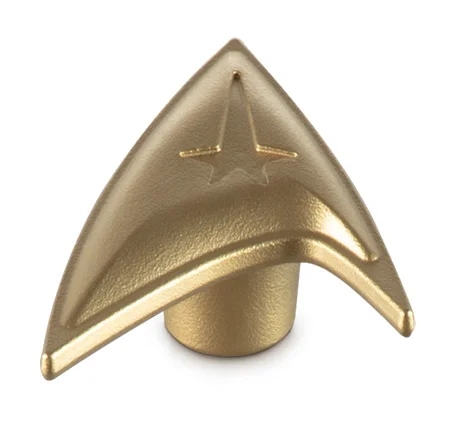Signature Star Trek Deckelknopf Sternenflotten-Delta 3 cm gold