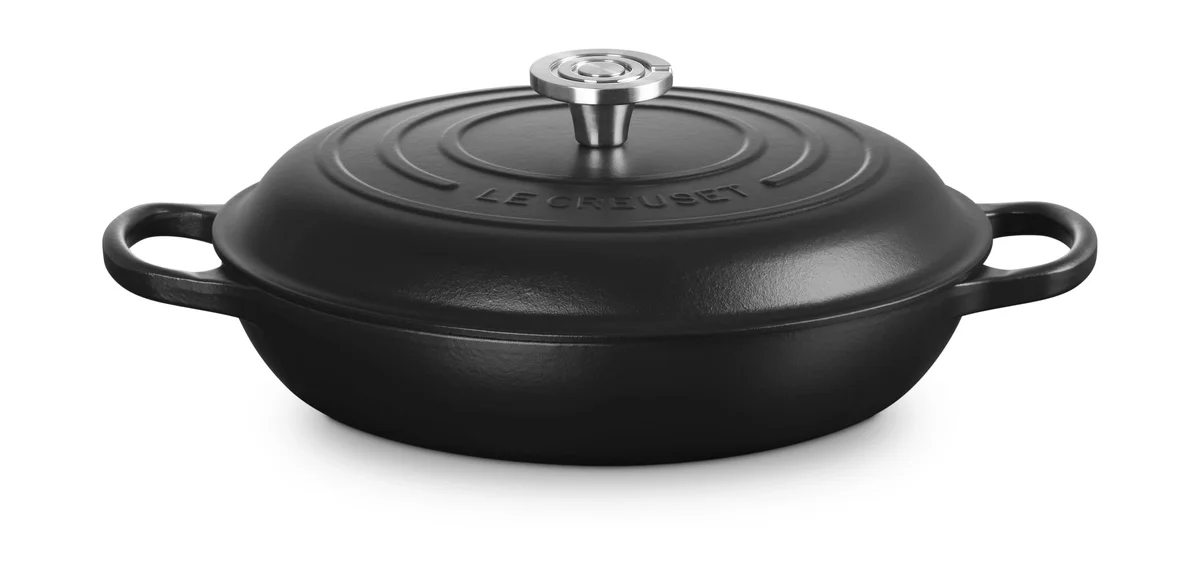 Gourmet-Profitopf 30cm Schwarz Matt Gusseisen - Signature