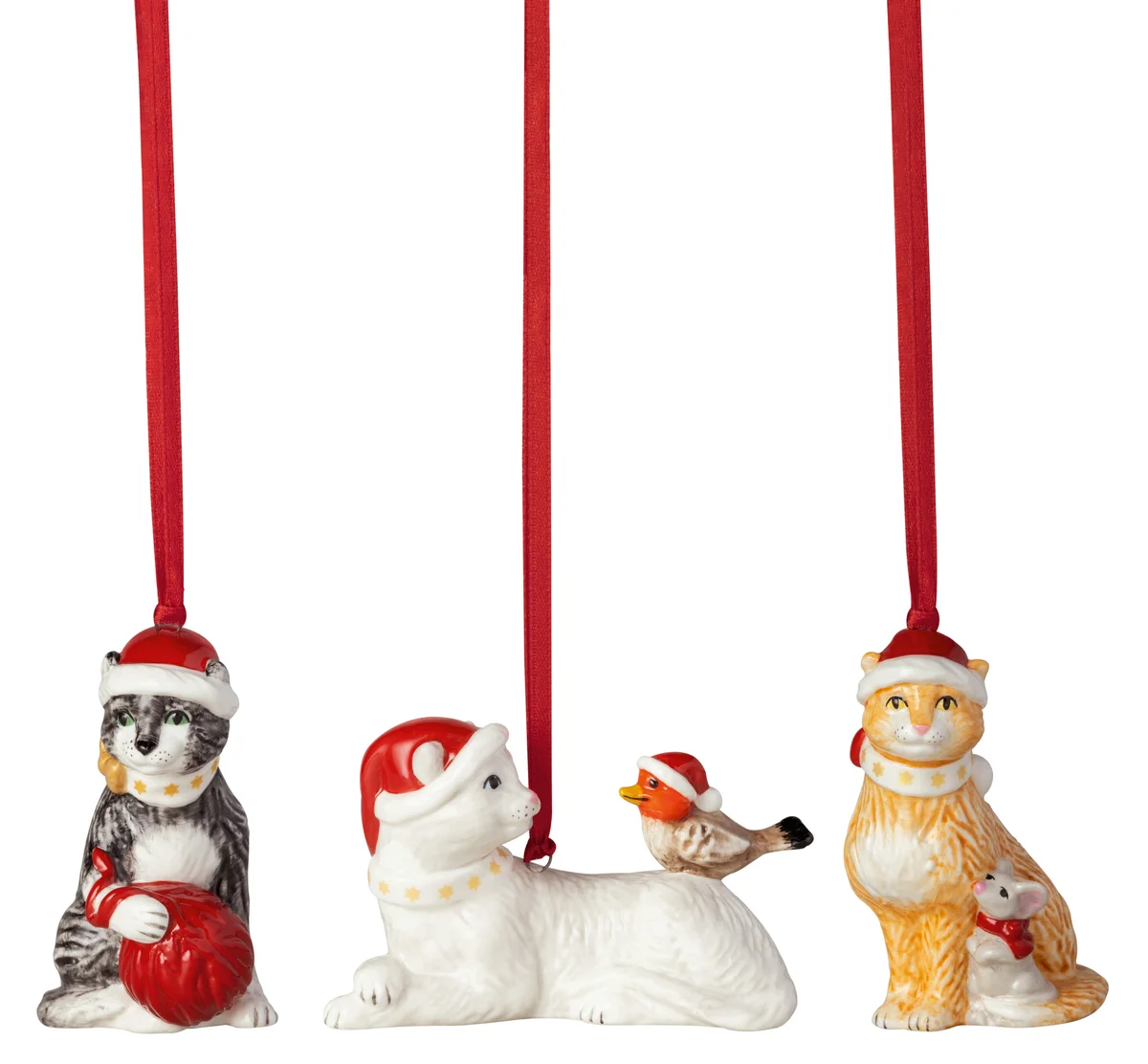 Ornamente Katzen 3-tlg. Nostalgic Ornaments