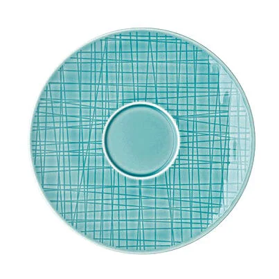 Kaffee-Untertasse 16 cm Mesh Aqua