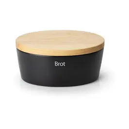 Brottopf 30x23x13 cm schwarz Continenta