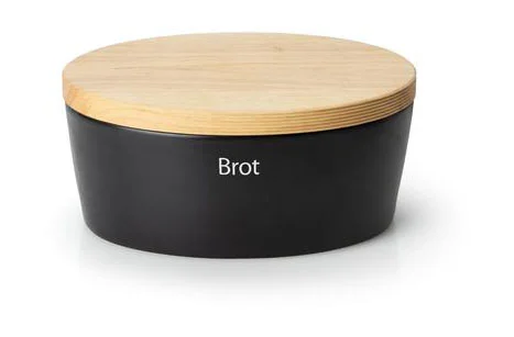 Continenta Schwarz Brottopf 30X23x13 Cm