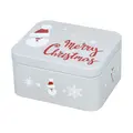 Gebäckdose S 12x10x6 cm Merry Christmas grau RBV Birkmann