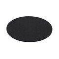 10 cm rund Untersetzer schwarz 02 Hey-Sign