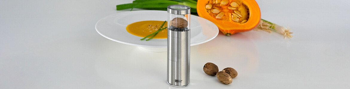 Muskatmühlen & Muskatreiben