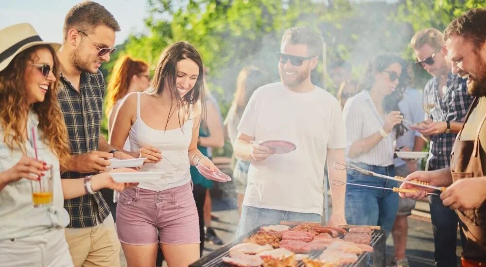 Grillen im Garten