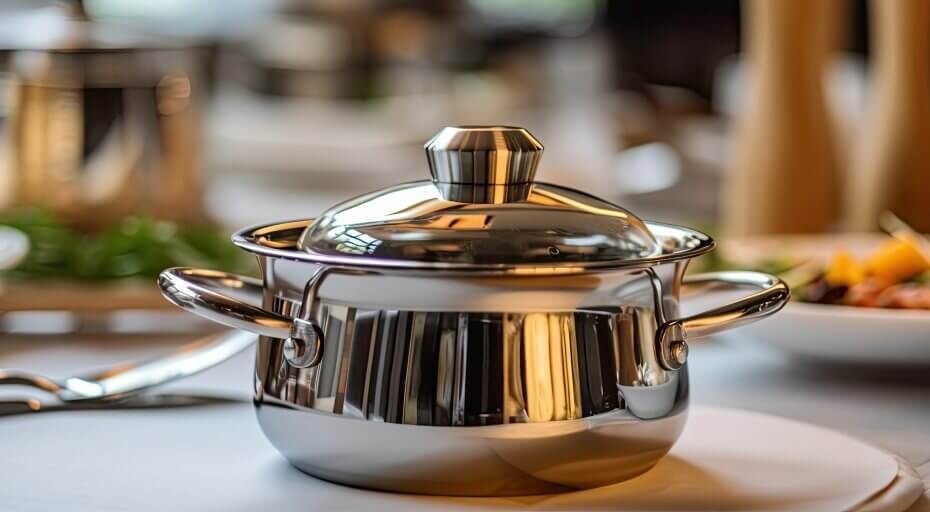 Kochtopf aus Edelstahl