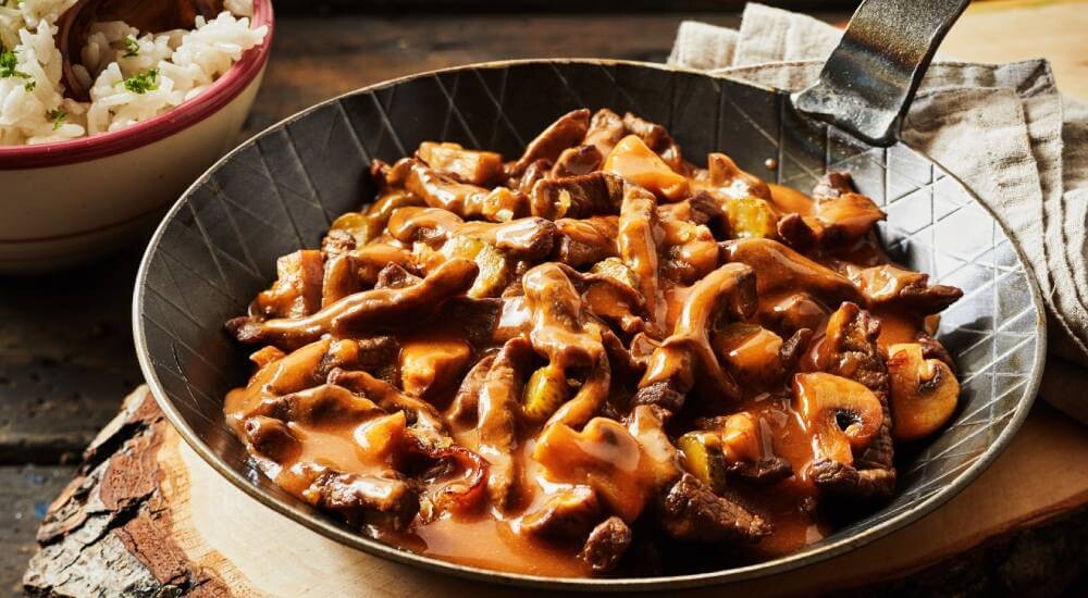 Pfanne für Fleisch