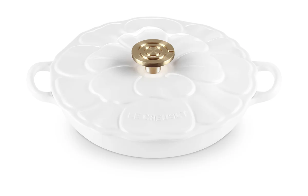 Signature Weiß Gourmet-Profitopf Blume 26 cm