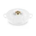 Gourmet-Profitopf Blume 26cm White 2,2l Gusseisen - Signature Le Creuset