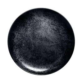 Teller flach coup 29 cm Fusion Karbon schwarz RAK