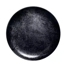 Teller flach coup 29 cm Fusion Karbon schwarz RAK