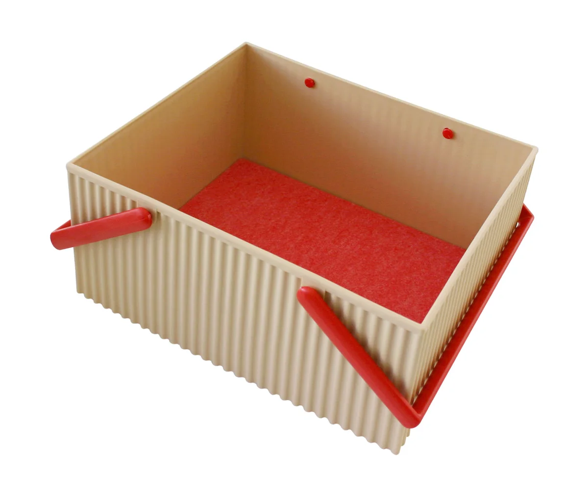 Korb L 27x25x13 cm Omnioffre café au lait
