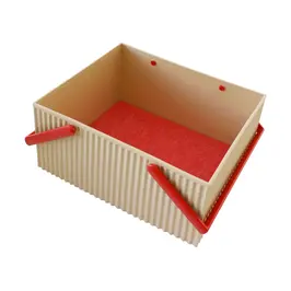 Korb L 27x25x13 cm Omnioffre café au lait Hachiman