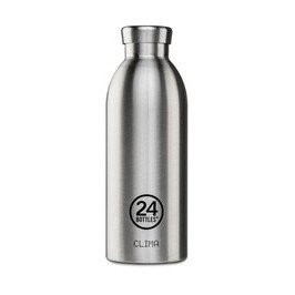 Thermo-Trinkflasche 0,5l Edelstahl mit Klimadeckel 24bottles