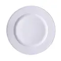 Teller flach 28 cm Fahne Solid Color weiss Dibbern