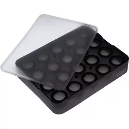 Eiswürfelform Kugel 3 cm Flexi-Form schwarz Lurch
