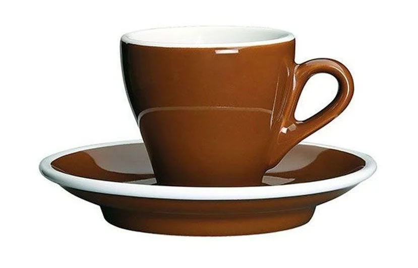 Espressotasse mit Untere 0,05 l Milano Marone