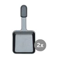 Raclette-Pfännchen zu Raclette Pizza für 6 2er-Set anthrazit Spring