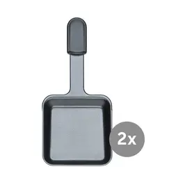 Raclette-Pfännchen zu Raclette Pizza für 6 2er-Set anthrazit Spring
