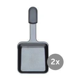 Raclette-Pfännchen zu Raclette Pizza für 6 2er-Set anthrazit Spring