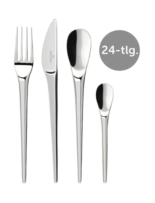 Tafelbesteck-Set 24-tlg. NewMoon edelstahl