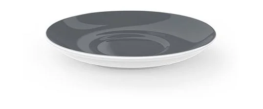 Kaffee-Untertasse 14 cm Solid Color Anthrazit
