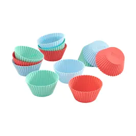 Muffinförmchen 12 Stück FlexiForm Muffinliner mehrfarbig Lurch