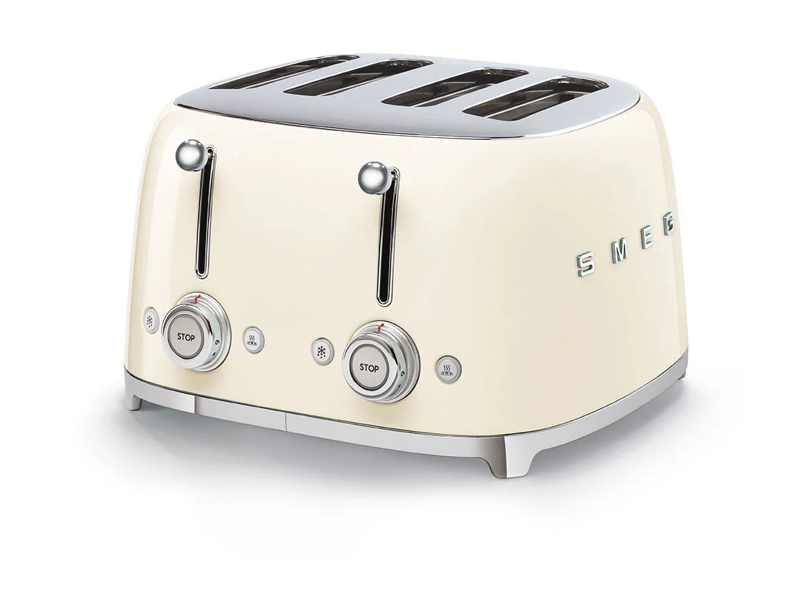 4-Scheiben-Toaster TSF03 2000 W 50's Style creme