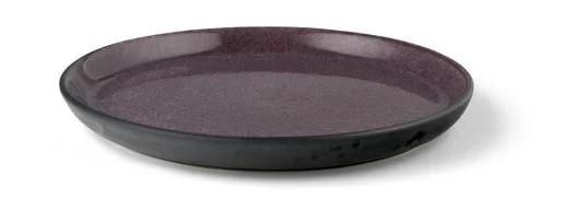 Teller 21cm lila/schwarz