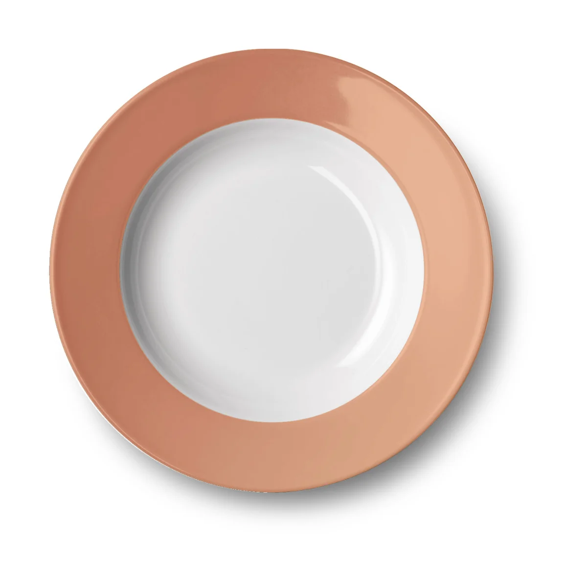 Teller tief 23 cm Fahne Solid Color blush