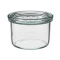 Sturzglas 4er-Set 0,2 l braun Weck