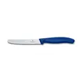 Tomaten- und Tafelmesser 11 cm Wellenschliff Swiss Classic blau Victorinox